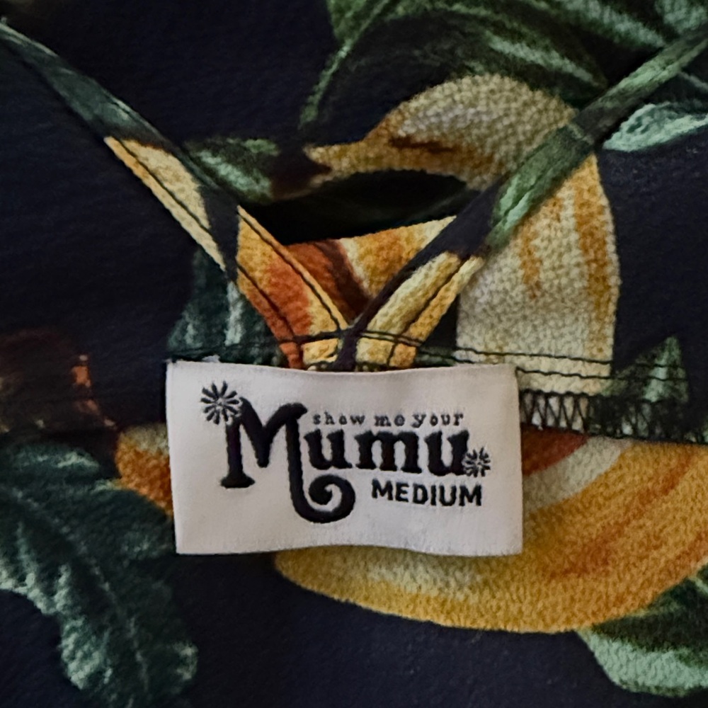 Show Me Your MuMu Banana Leaf Midi Dress - Picture 7 of 9